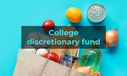 Latest News » College discretionary fund